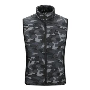 9-Zone Heated Vest Camouflage 2XL – USB Charging & Temperature Control | Cardinella